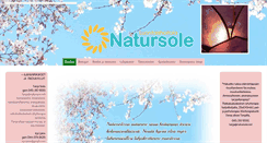 Desktop Screenshot of natursole.net